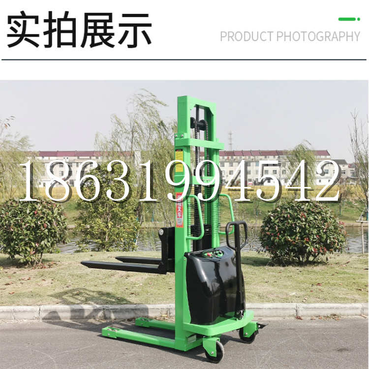 龙华区电动叉车堆高车液压铲车电瓶1吨2吨站驾步行式小型全自动叉车